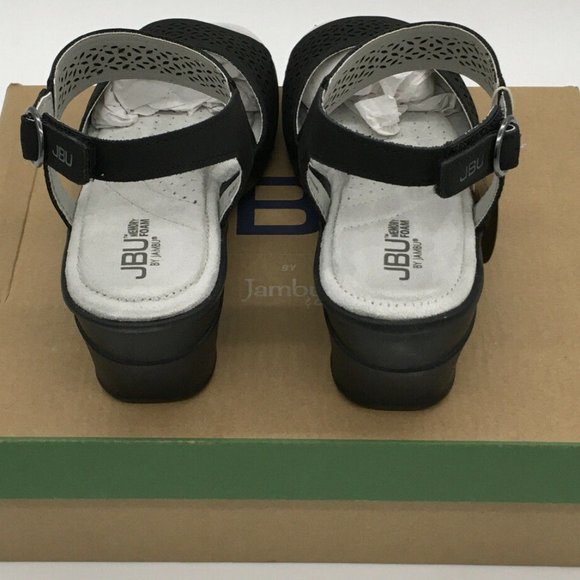 Women’s JBU By Jambu Black Toledo Memory Foam Sz 6 - Picture 4 of 9